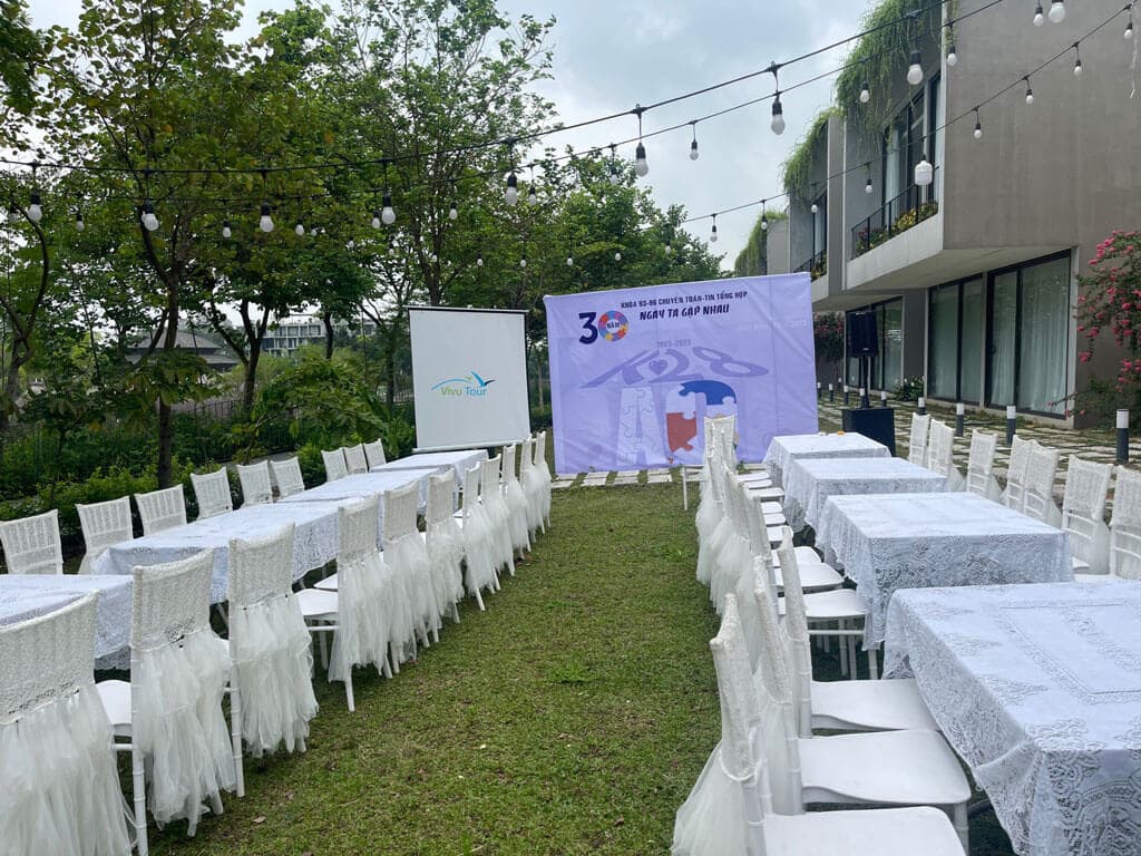 Địa điểm họp lớp kết hợp nghỉ dưỡng tại Vedana Resort Ninh Bình