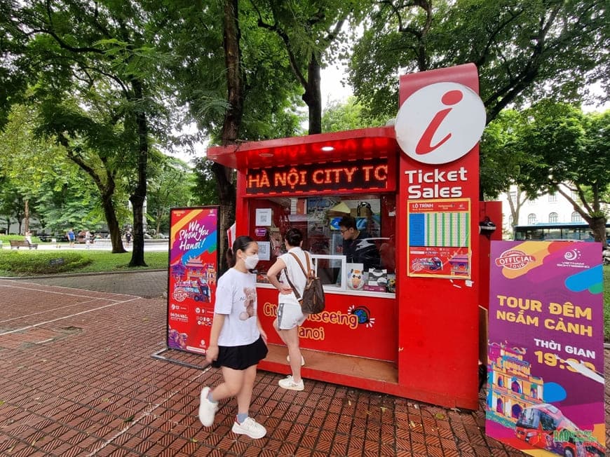 Địa điểm Mua vé xe bus 2 tầng Hà Nội ở đâu?