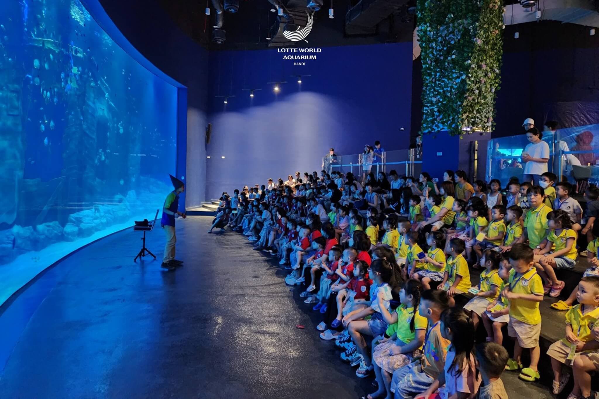 Đặt vé thăm thủy cung Lotte World Hà Nội cho đoàn trường