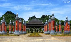 vườn cột kinh tại chùa tam chúc