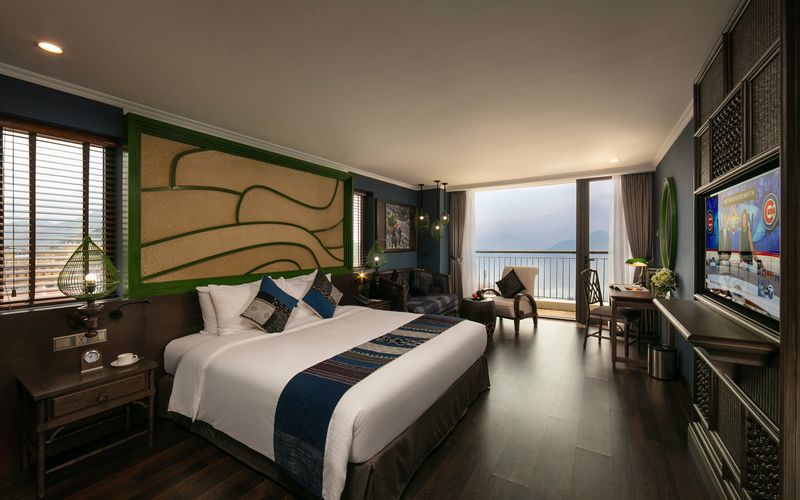 premium deluxe khách sạn pistachio sapa