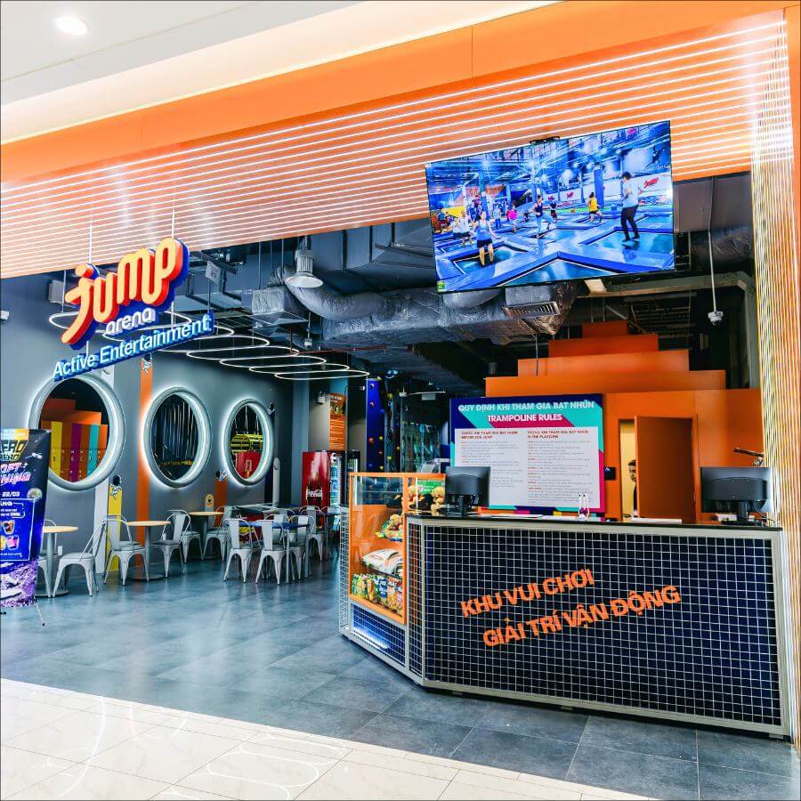 khu vui chơi Jump Arena AEON Mall Hà Đông 