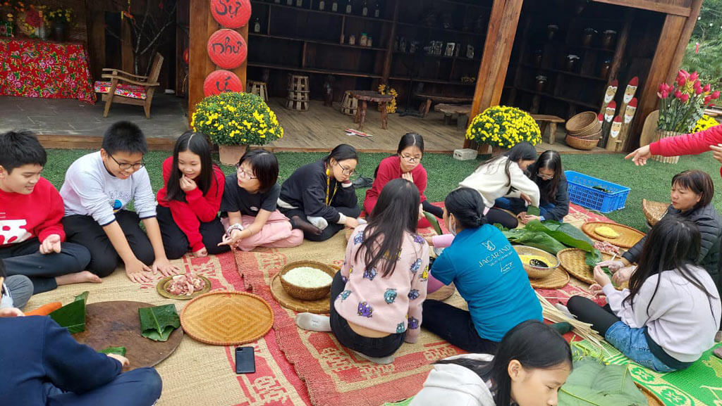 lang trong thung goi banh